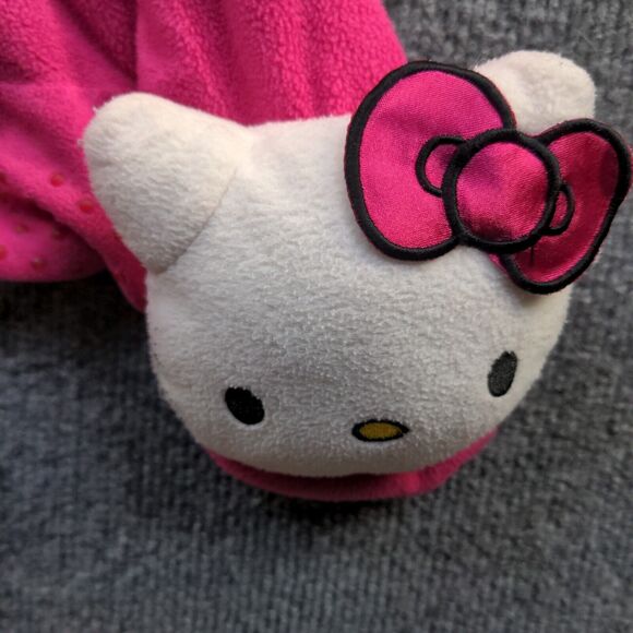 Hello Kitty Sanrio Women's Footed Pajama Pants Pink Medium Sleepwear RARE 2011 - Picture 5 of 12